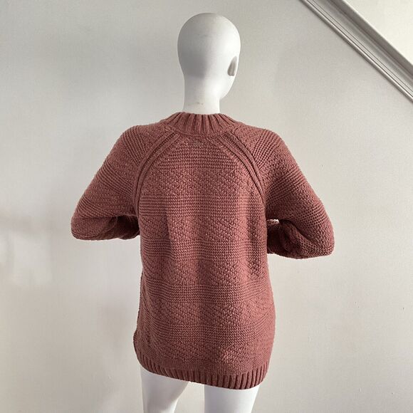 Organic Cotton Blend Nemma Long Sleeve Sweater In Flannel PrAna 1X - Picture 5 of 12